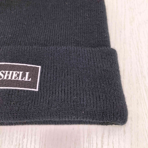 アニメ ロゴ 刺繍 ニット帽 メンズ