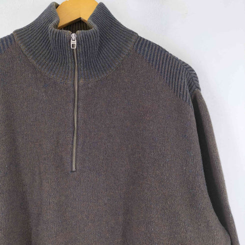 ギャップ Gap 00S OLD ハーフジップメランジニット メンズ import:XL