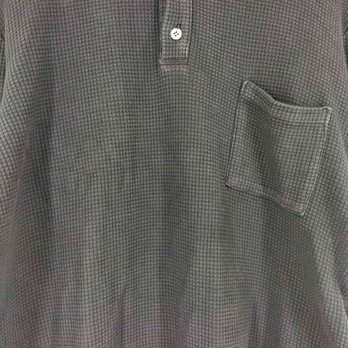 ヘルムートラング HELMUT LANG 90-00S 本人期 長袖 サーマルポロシャツ メンズ