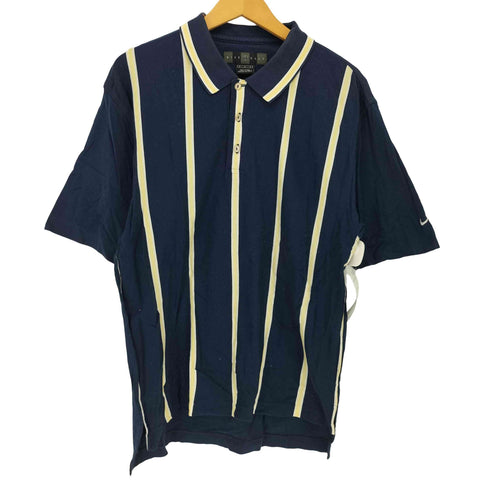 ナイキゴルフ NIKE GOLF 00s ストライプ 半袖ポロシャツ メンズ M