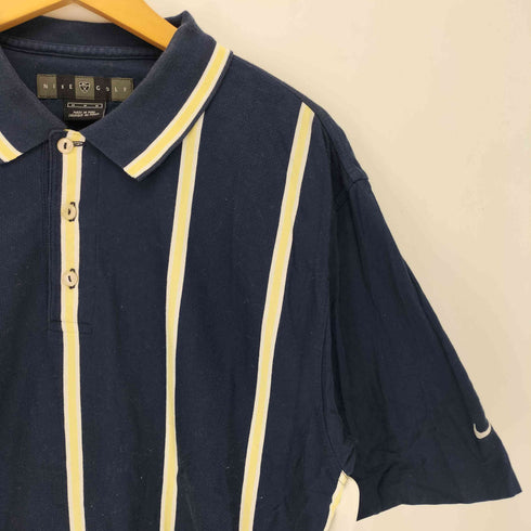 ナイキゴルフ NIKE GOLF 00s ストライプ 半袖ポロシャツ メンズ M