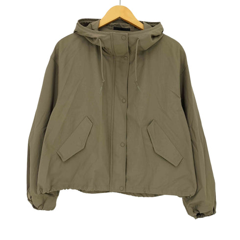 ユニクロ UNIQLO コットンブレンドショートパーカ レディース JPN:L