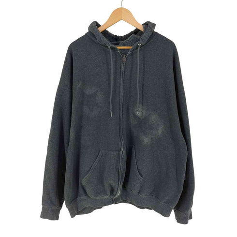 フルーツオブザルーム FRUIT OF THE LOOM スタープリント オーバーサイズ ジップアップ パーカー メンズ 3XL