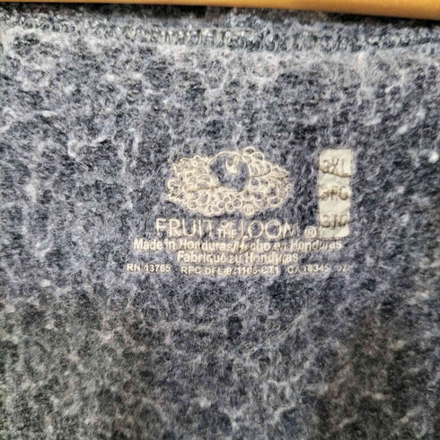 フルーツオブザルーム FRUIT OF THE LOOM スタープリント オーバーサイズ ジップアップ パーカー メンズ 3XL