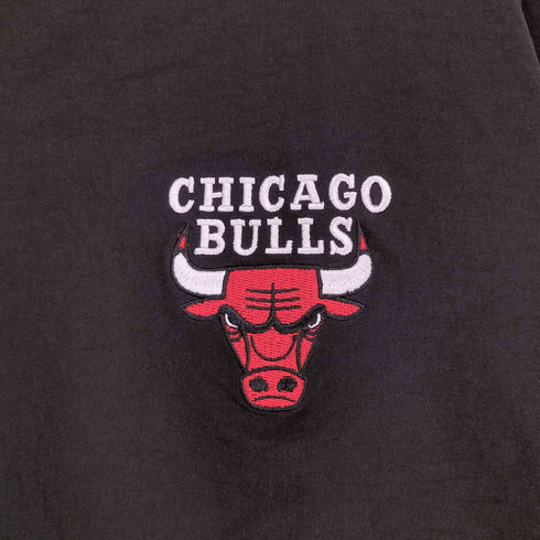 エヌビーエー NBA チームロゴ刺繍 ノーカラー プルオーバー ピステ メンズ L