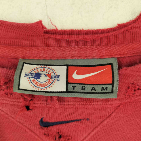 ナイキ NIKE 90-00S 野球チーム ロゴ刺繍 スウェット ボロ メンズ XXL