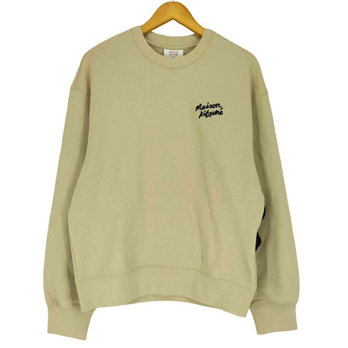 メゾンキツネ MAISON KITSUNE ハンドライティング コンフォート スウェットシャツ メンズ M