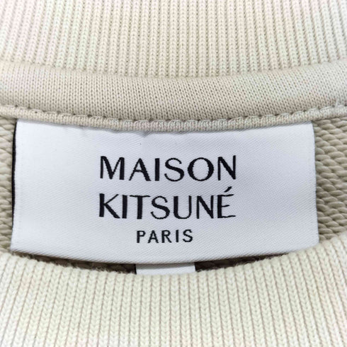 メゾンキツネ MAISON KITSUNE ハンドライティング コンフォート スウェットシャツ メンズ M