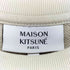 メゾンキツネ MAISON KITSUNE ハンドライティング コンフォート スウェットシャツ メンズ M