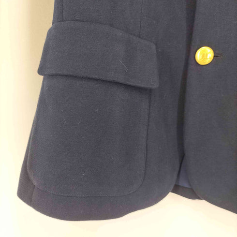 ポロラルフローレン POLO RALPH LAUREN エンブレム刺繍 金ボタン 紺ブレザー 2B テーラードジャケット メンズ 8