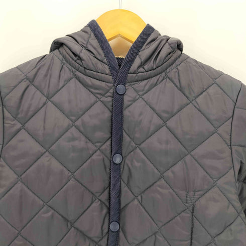 ラベンハム LAVENHAM イギリス製 フーデッドキルティングジャケット レディース
