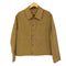 ザラ ZARA コントラストステッチ ボクシーフィットシャツジャケット メンズ import:M