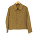 ザラ ZARA コントラストステッチ ボクシーフィットシャツジャケット メンズ import:M