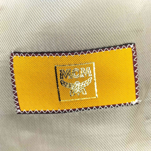 エムシーエム MCM カシミヤ混 ウール ストライプ 背抜き 3B テーラードジャケット ウール ストライプ タック センタープレス スラックス スーツセットアップ メンズ 94A