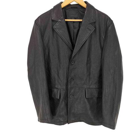 ザラ ZARA lamb leather leather collection RELAXED-FIT LEATHER BLAZER メンズ import:S