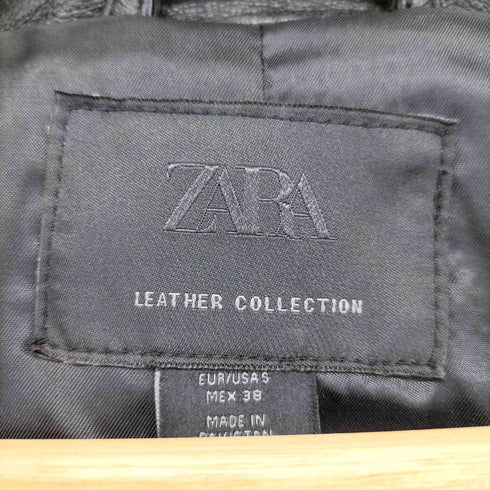 ザラ ZARA lamb leather leather collection RELAXED-FIT LEATHER BLAZER メンズ import:S