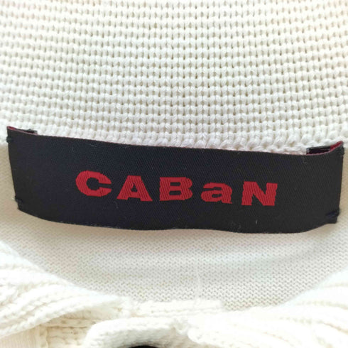 キャバン CABaN コットン ポロカラープルオーバー メンズ M
