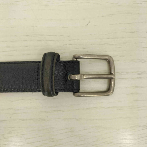 ポロラルフローレン POLO RALPH LAUREN イタリア製 型押し レザー バックル ベルト メンズ