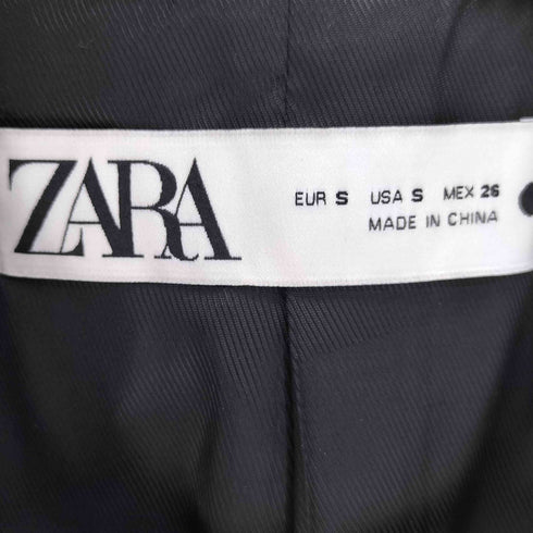 ザラ ZARA 6B ダブルブレストジャケット 2タック センタープレス ワイドスラックスパンツ レディース M