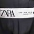 ザラ ZARA 6B ダブルブレストジャケット 2タック センタープレス ワイドスラックスパンツ レディース M