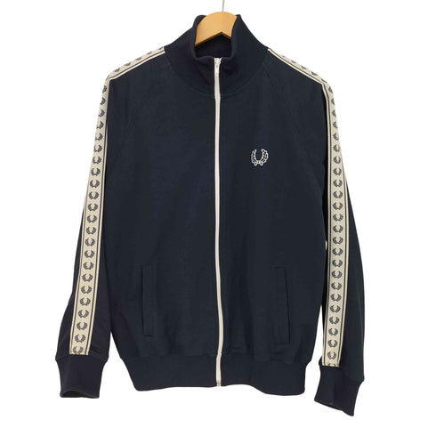 フレッドペリー FRED PERRY SPORTSWEAR ロゴ刺繍 サイドライン ハイネック トラックジャケット メンズ import:M