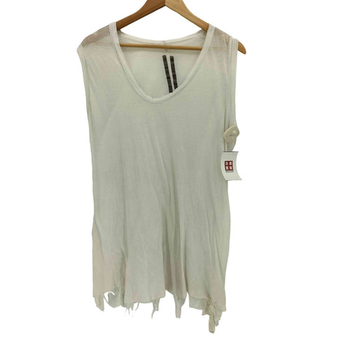 リックオウエンス RICK OWENS 17aw GLITTER Sleeveless T-shirt ノースリーブ Tシャツ メンズ 40
