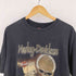 ハーレーダビッドソン HARLEY-DAVIDSON 00S ラメロゴ スカル 両面プリント 半袖 Tシャツ メンズ XL