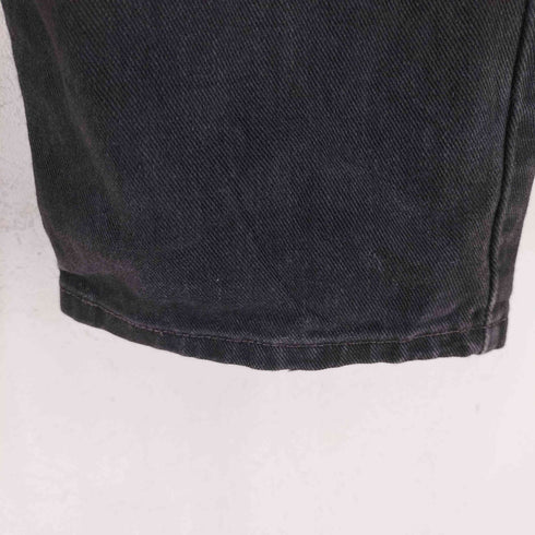 リーバイス Levis グアテマラ製 ボタン裏 977刻印 赤タブ 550 ジップフライ テーパード ブラックデニム パンツ メンズ W33