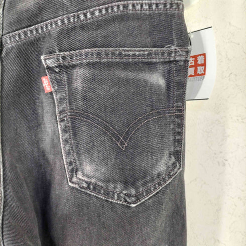 リーバイス Levis グアテマラ製 ボタン裏 977刻印 赤タブ 550 ジップフライ テーパード ブラックデニム パンツ メンズ W33