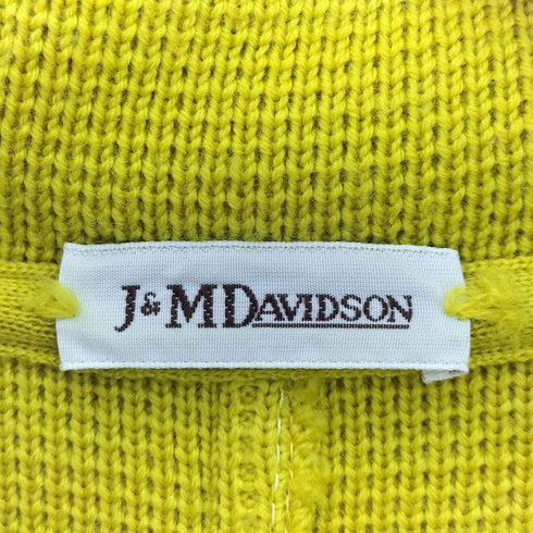 ジェイアンドエムデヴィッドソン J&M Davidson ダブルボタン ニットコート レディース