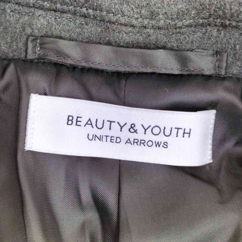 ビューティーアンドユースユナイテッドアローズ BEAUTY & YOUTH UNITED ARROWS ソリッド 120S メルトン チェスターコート メンズ JPN:L