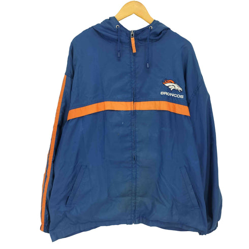 エヌエフエル NFL 90S 韓国製 ジップアップナイロンブルゾン メンズ import:L