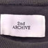 2ND ARCHIVE セカンドアーカイブ 両面プリントクルーネックスウェット メンズ