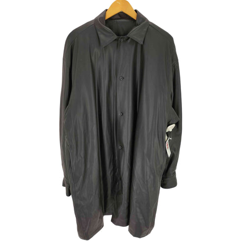 アメリ AMERI FAKE LEATHER SHIRT JACKET フェイクレザーシャツジャケット メンズ M