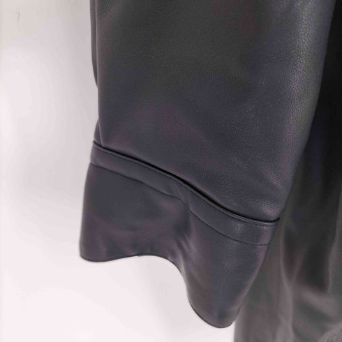 アメリ AMERI FAKE LEATHER SHIRT JACKET フェイクレザーシャツジャケット メンズ M