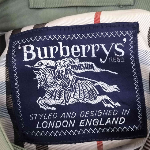 バーバリーズ BURBERRYS 80-90s 裏地ノバチェック トレンチコート カーキ メンズ