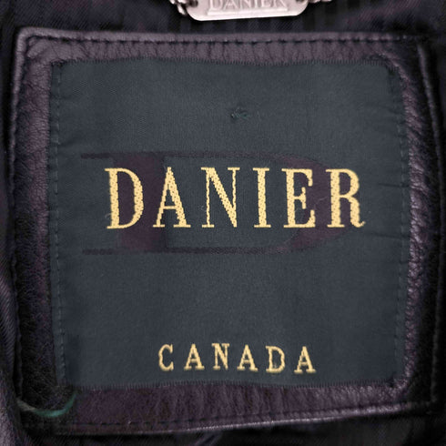 DANIER ダニエ ダブル ブレスト レザー 本革 カーコート メンズ import:S