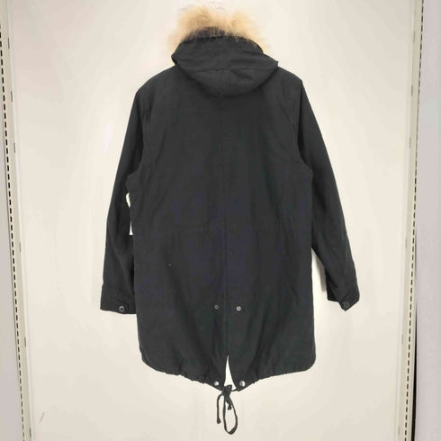 VENTINA DESIGN ファーフード 4ポケ モッズコート メンズ JPN:XL