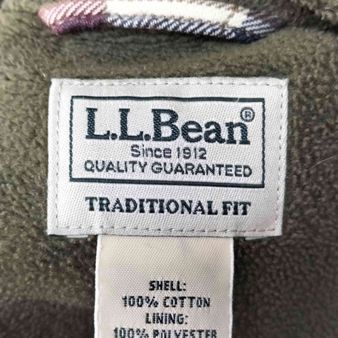 エルエルビーン L.L.Bean フリース・ラインド・フランネル・シャツ ジャパン・フィット メンズ import:S