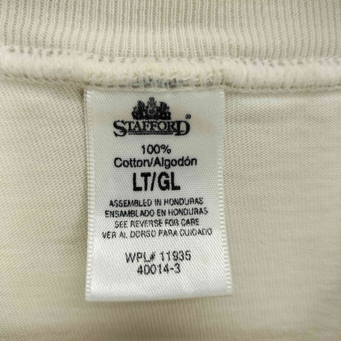 90S STAFFORDボディ ロックバンド ビル プリント シングルステッチ S/S クルーネックTシャツ メンズ import:L