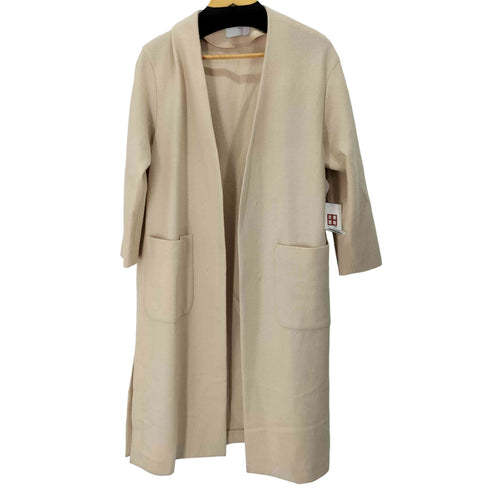 ユナイテッドアローズ UNITED ARROWS UWCC Vネック ノーカラー ロングコート レディース FREE