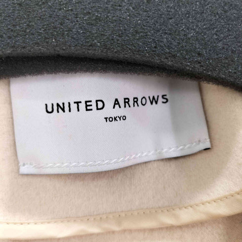 ユナイテッドアローズ UNITED ARROWS UWCC Vネック ノーカラー ロングコート レディース FREE