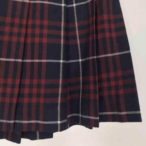 バーバリーブルーレーベル BURBERRY BLUE LABEL ノバチェック ウール ラップスカート レディース JPN:38