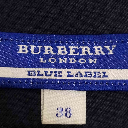 バーバリーブルーレーベル BURBERRY BLUE LABEL ノバチェック ウール ラップスカート レディース JPN:38