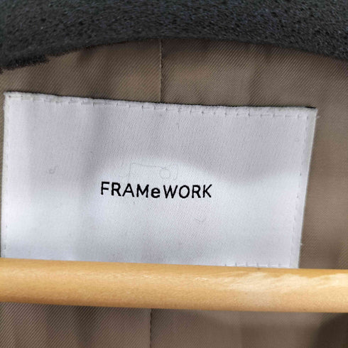 フレームワーク FRAMeWORK 二重織りVネックコート レディース JPN:38