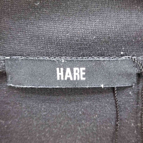 ハレ HARE 半袖ハーフジップ ロゴ メンズ FREE