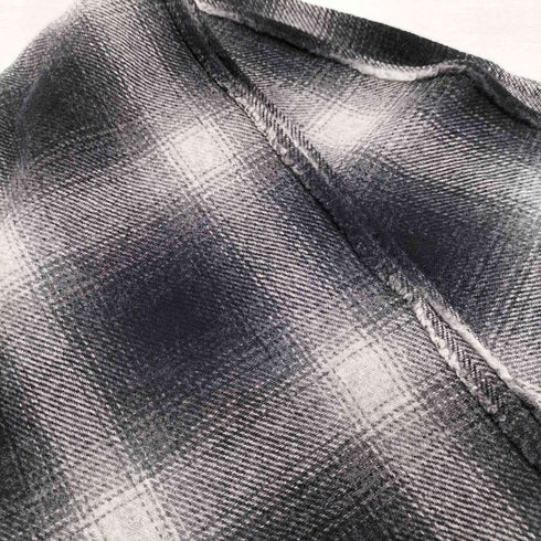 ギャルリーヴィー GALERIE VIE オンブレチェック 大判 マフラー メンズ