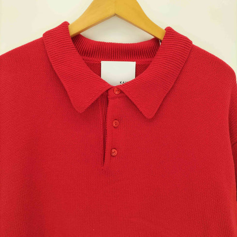 カイコー KAIKO KNIT POLO SHIRT ニット ポロ シャツ メンズ JPN:3