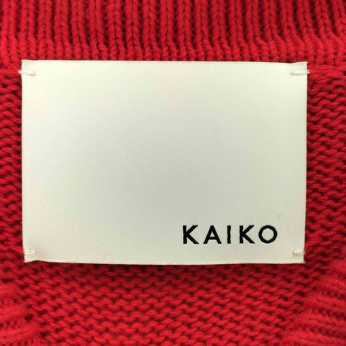 カイコー KAIKO KNIT POLO SHIRT ニット ポロ シャツ メンズ JPN:3