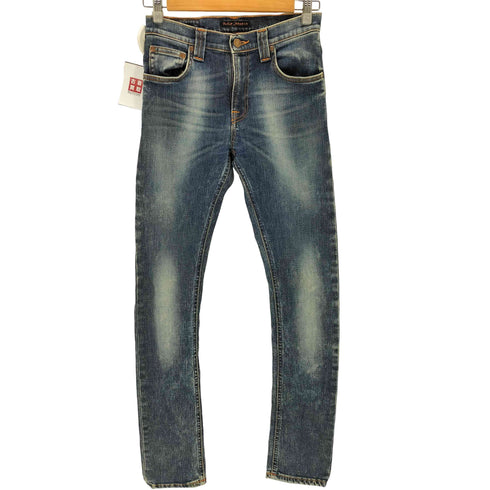 ヌーディージーンズ Nudie Jeans TUBE TOM ジップフライ スキニーデニム フェード メンズ W28L32